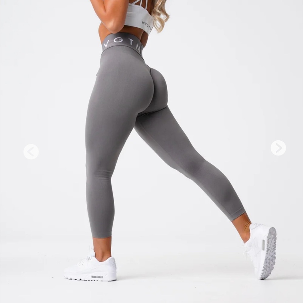 NVGTN Sport Seamless Charcoal Gray Leggings | S | NWOT